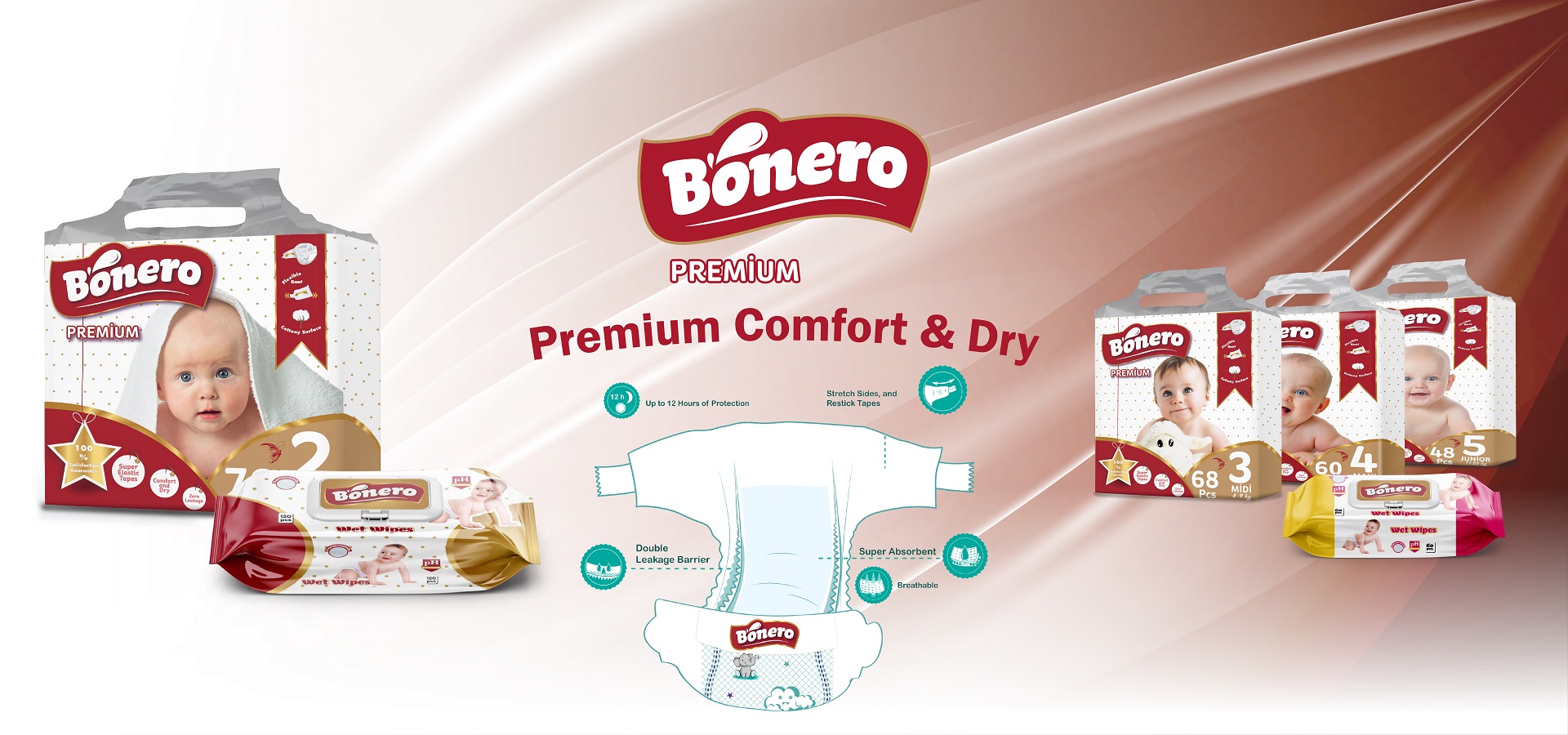 Bonero baby diapers